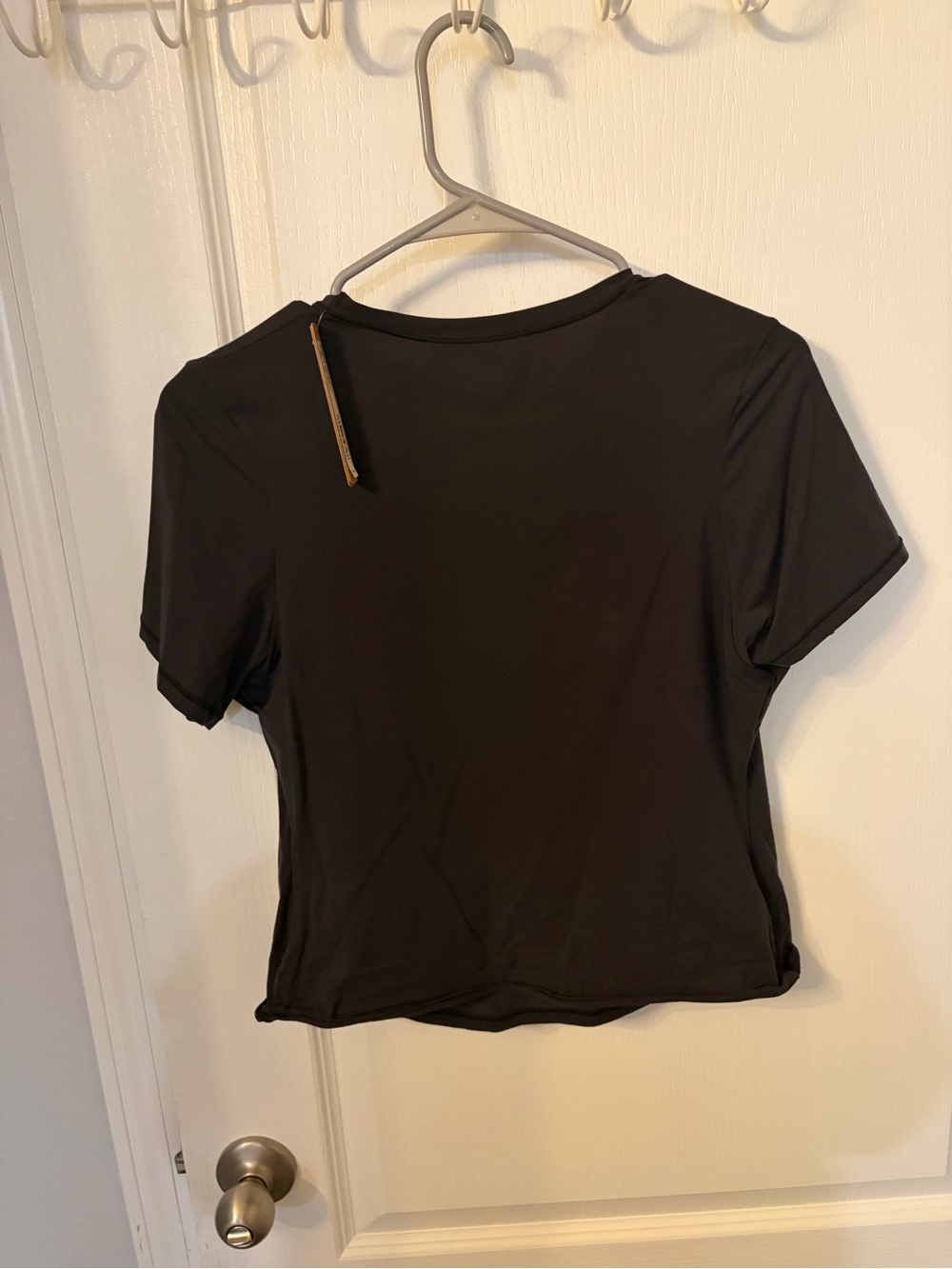 SKIMS Black Short Sleeve Crew Tee XL